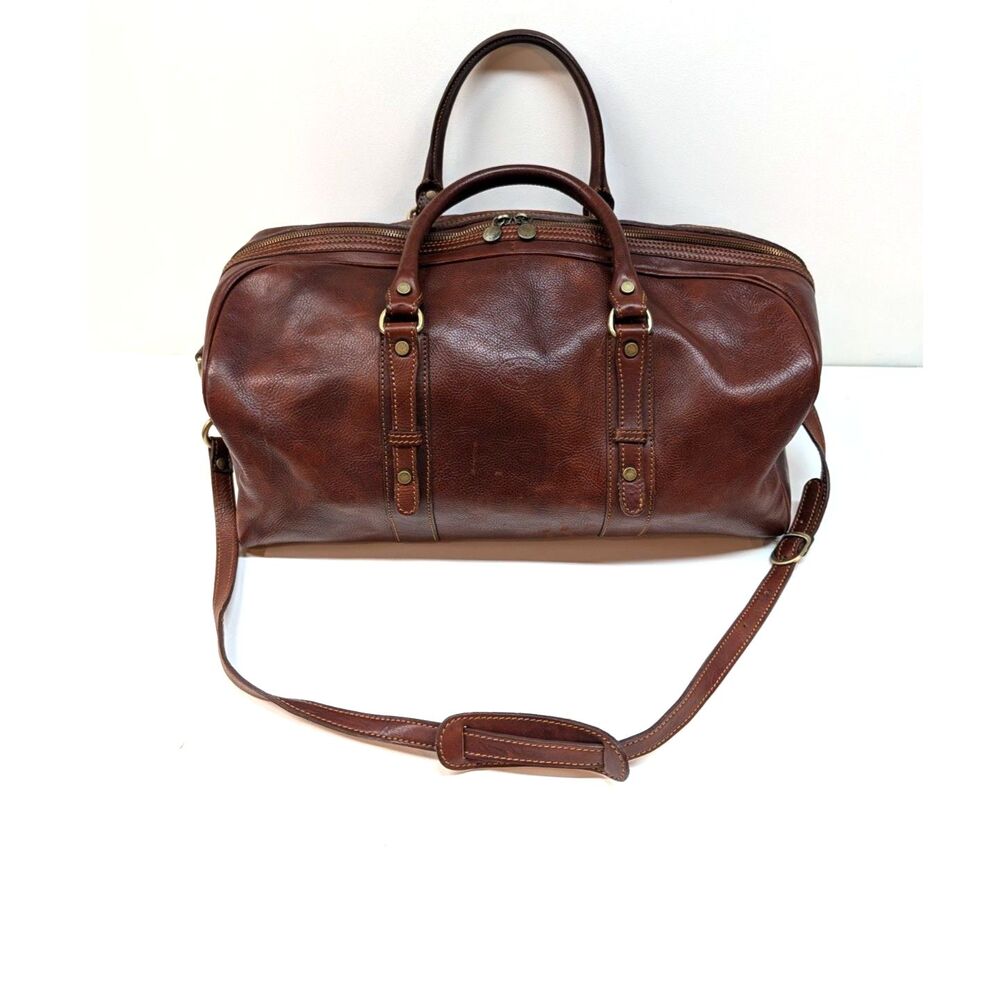 Alessia Fierenze Leather Duffel Bag